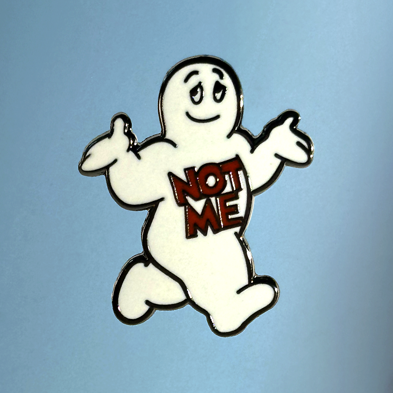 Not Me Enamel Pin