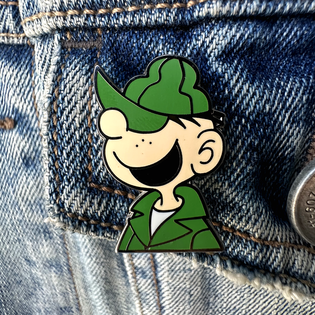 Beetle Bailey Enamel Pin