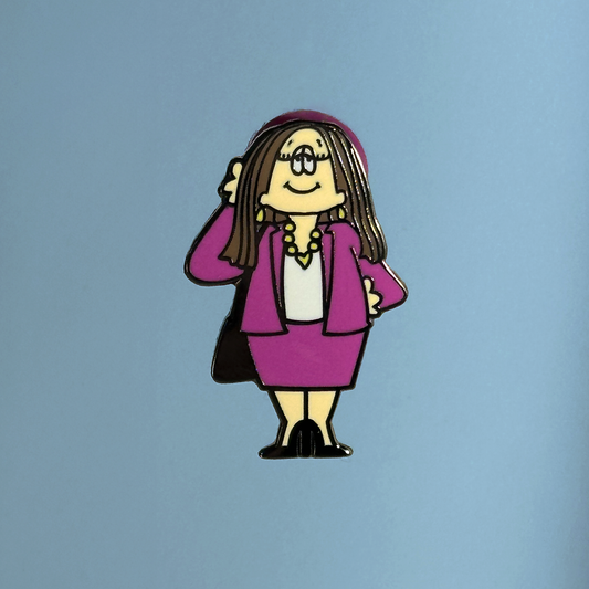 Cathy Enamel Pin