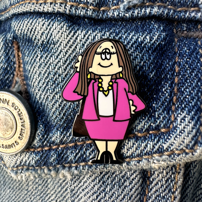 Cathy Enamel Pin