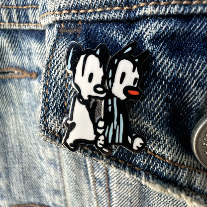 Mutts Enamel Pin