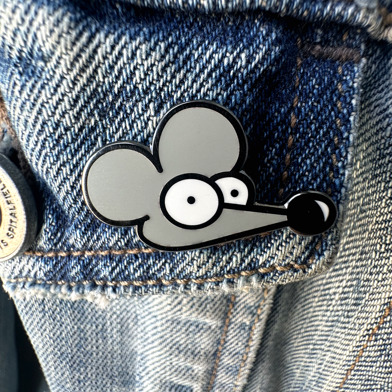 Rat Enamel Pin